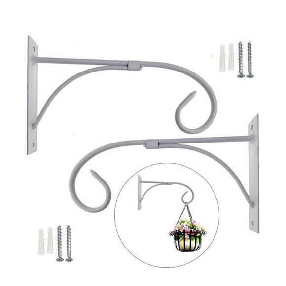 DSDecor Hanging Plant Bracket Set Of 2 - Picture 1 of 4